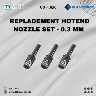 Original Flashforge Adventurer 4 Replacement Hotend Nozzle Set - 0.3 mm 240 Deg